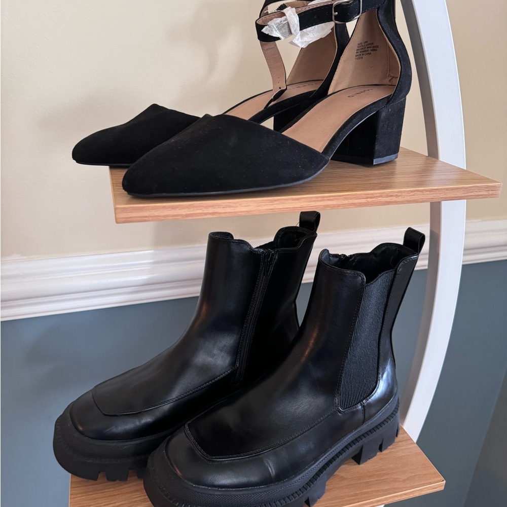 COPY - Torrid shoes never worn. Boots and shoes are size 10